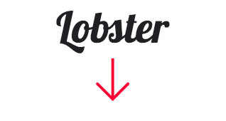 fuente de letra Lobster de Google Fonts